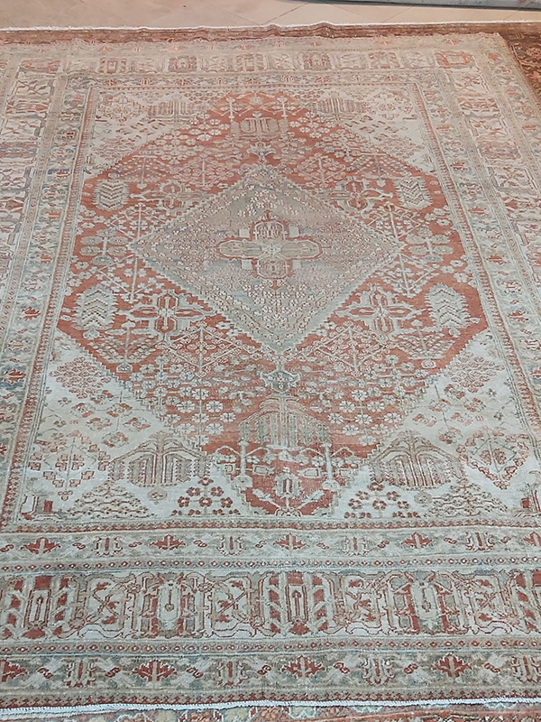 Distressed-Handmade-Persian-Tribal-Rug Stunning Distressed Handmade Persian Tribal Rug