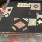 Elegant Modern Handmade Patchwork Kilim Rug