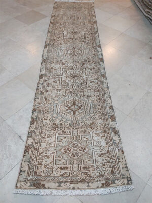Vintage Distressed Persian Runner Rug
