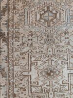 Vintage Distressed Persian Runner Rug | 2.5×10.3 ft  | Antique Geometric Tribal Hallway Carpet - Image 2