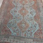 Vintage Distressed Tribal Style Area Rug