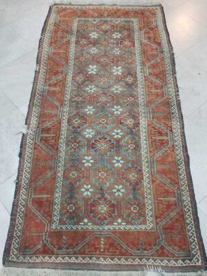 Vintage Distressed Baluchi Tribal Runner