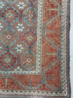 Vintage Distressed Baluchi Tribal Runner | 3.3×6.8 ft  | Muted Antique Hand-Knotted Hallway Rug - Image 5