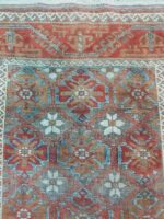 Vintage Distressed Baluchi Tribal Runner | 3.3×6.8 ft  | Muted Antique Hand-Knotted Hallway Rug - Image 2