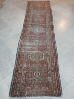 Vintage Distressed Karaja Rug