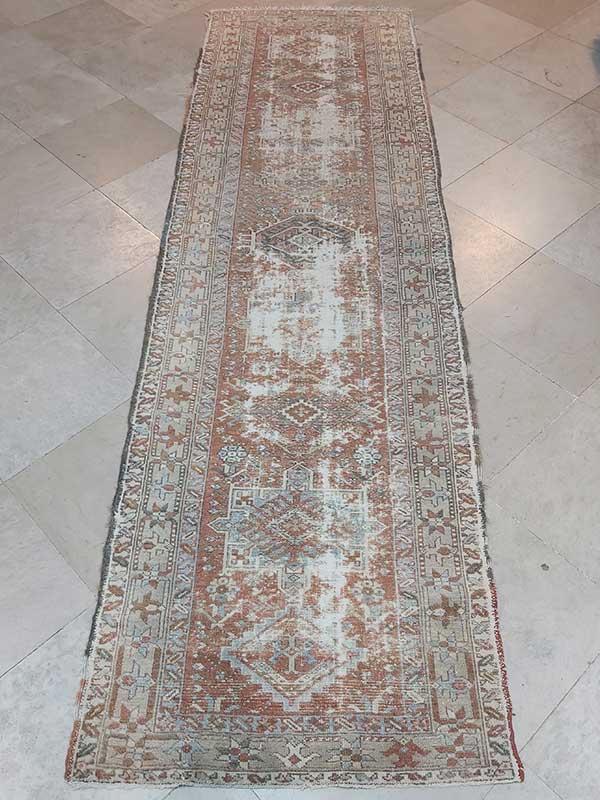 240 Vintage Distressed Karaja Runner