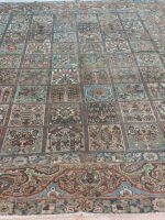 Vintage Distressed Bakhtiar Tile Style Rug