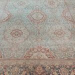 Vintage Distressed Muted Medallion Area Rug