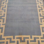 Modern Minimalist Deep Navy Rug