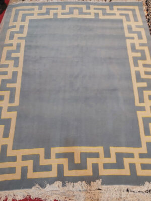 Modern Minimalist Deep Navy Rug