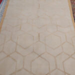 this Modern Hexagonal Geometric Rug