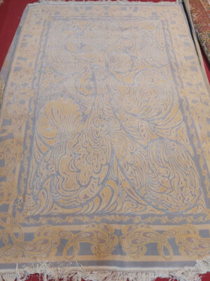 Modern Minimalist Slate Gray Rug