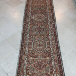 Vintage Distressed Crimson Karaja Runner
