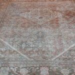 Vintage Distressed Mahal Rug