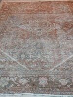 Vintage Distressed Mahal Rug