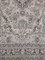 Vintage Hamedan Rug | 6.8×9.8 ft  | Bold Floral Medallion & Harmonious Garden Field - Image 2
