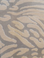 Modern Abstract Hybrid Rug | 6.7×9.9 ft  | Optical Illusion "Safari" Design - Image 4