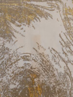 Modern Abstract Luxury Rug | 6.3×10.8 ft  | Gilded Marble & Neutral Minimalist Design - Image 2