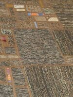 Modern Tectonic Collage | 7.7 x 10.4 ft | Midnight Indigo and Slate with Reclaimed Tribal Fragments - Image 2