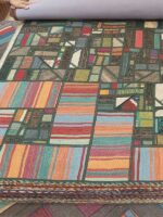 Chromatic Heritage Mosaic | 7.7 x 10.4 ft | Prismatic Jewel Tones with Reclaimed Antique Fragments - Image 5