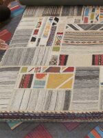 Prismatic Legacy Assembly | 7.7 x 10.4 ft | Alabaster Canvas with Vibrant Tribal Core - Image 3