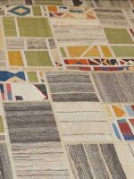 Prismatic Legacy Assembly | 7.7 x 10.4 ft | Alabaster Canvas with Vibrant Tribal Core - Image 2