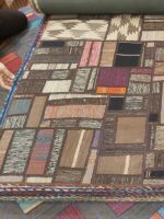 Terrane Earthwork Composition | 7.7 x 10.4 ft | Espresso & Ochre Patchwork - Image 4