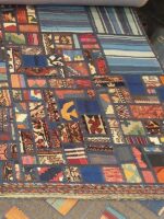 Majestic Cobalt Assemblage | 7.7 x 10.4 ft | Deep Azure Core with Alabaster Accents - Image 5