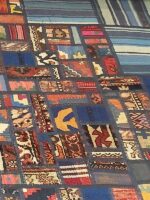 Majestic Cobalt Assemblage | 7.7 x 10.4 ft | Deep Azure Core with Alabaster Accents - Image 3