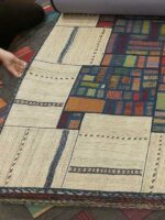 Radiant Legacy Mosaic | 7.7 x 10.4 ft | Alabaster Frame with Verdant & Crimson Core - Image 4